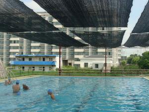 常州市三河口博海游泳館，游泳池 遮陽(yáng)蓬